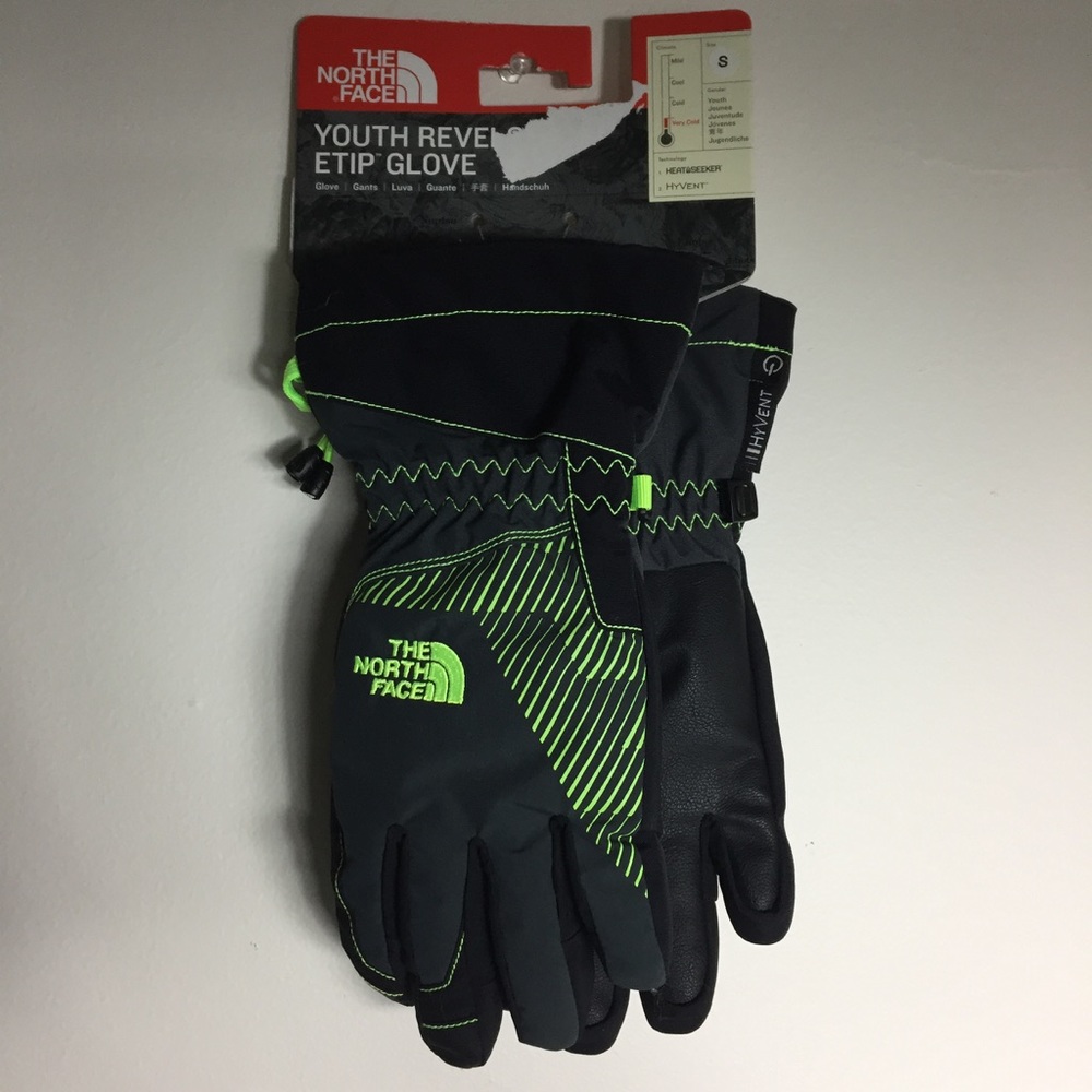 NWT Boys The North Face Waterproof Winter Gloves